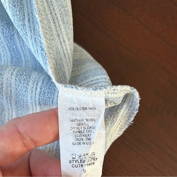 Ella Mara Chic Striped V-Neck Maxi Dress size S - Picture 6 of 12